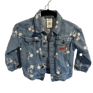 Toddler Boys Girls 4T Disney World Pockets Button jeans jacket
